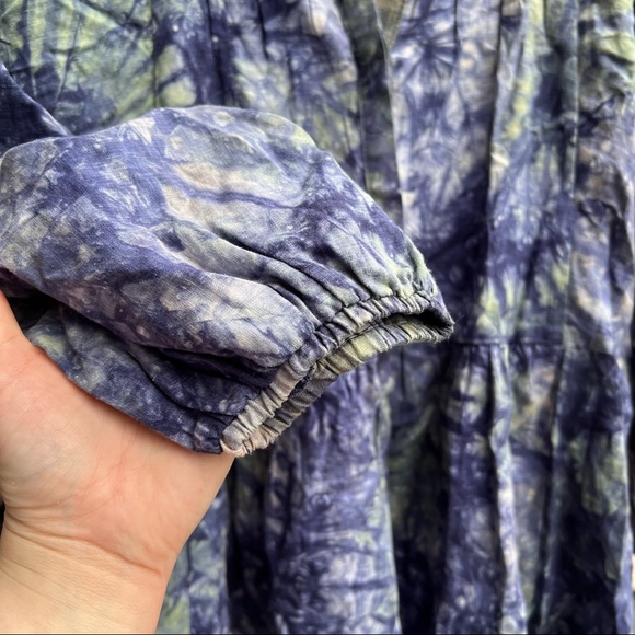 Cabi Linen oversized button down babydoll top - Woodstock - Picture 11 of 12